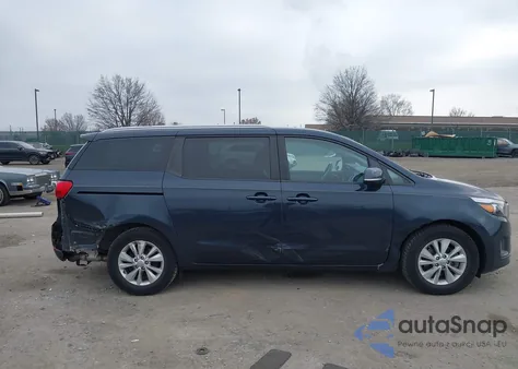 2017 Kia Sedona Lx из США, поврежденный, VIN KNDMB5C12H6254881